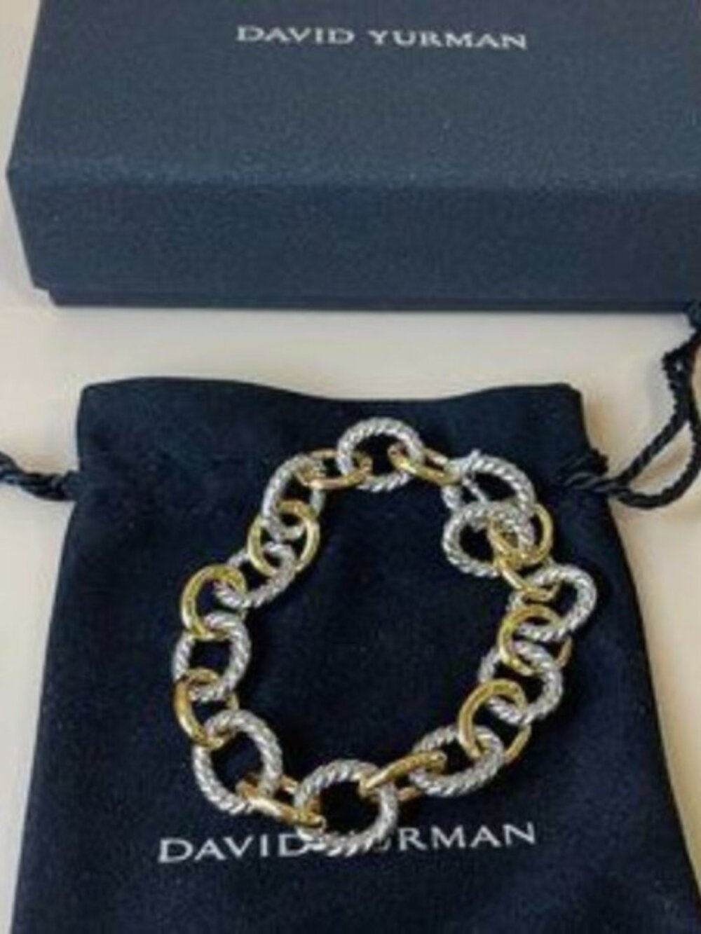 David Yurman Medium Oval Link Bracelet 21 cm